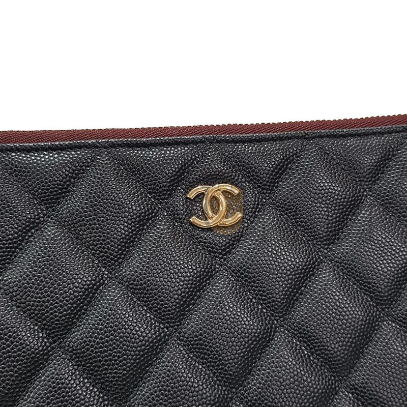 CHANEL CLASSIC CAVIAR CLUTCH BAG NEW MEDIUM (28*20cm)